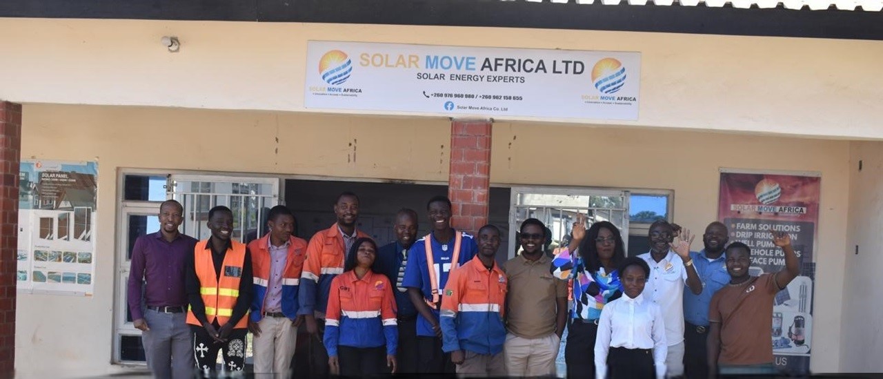 Solar team at work